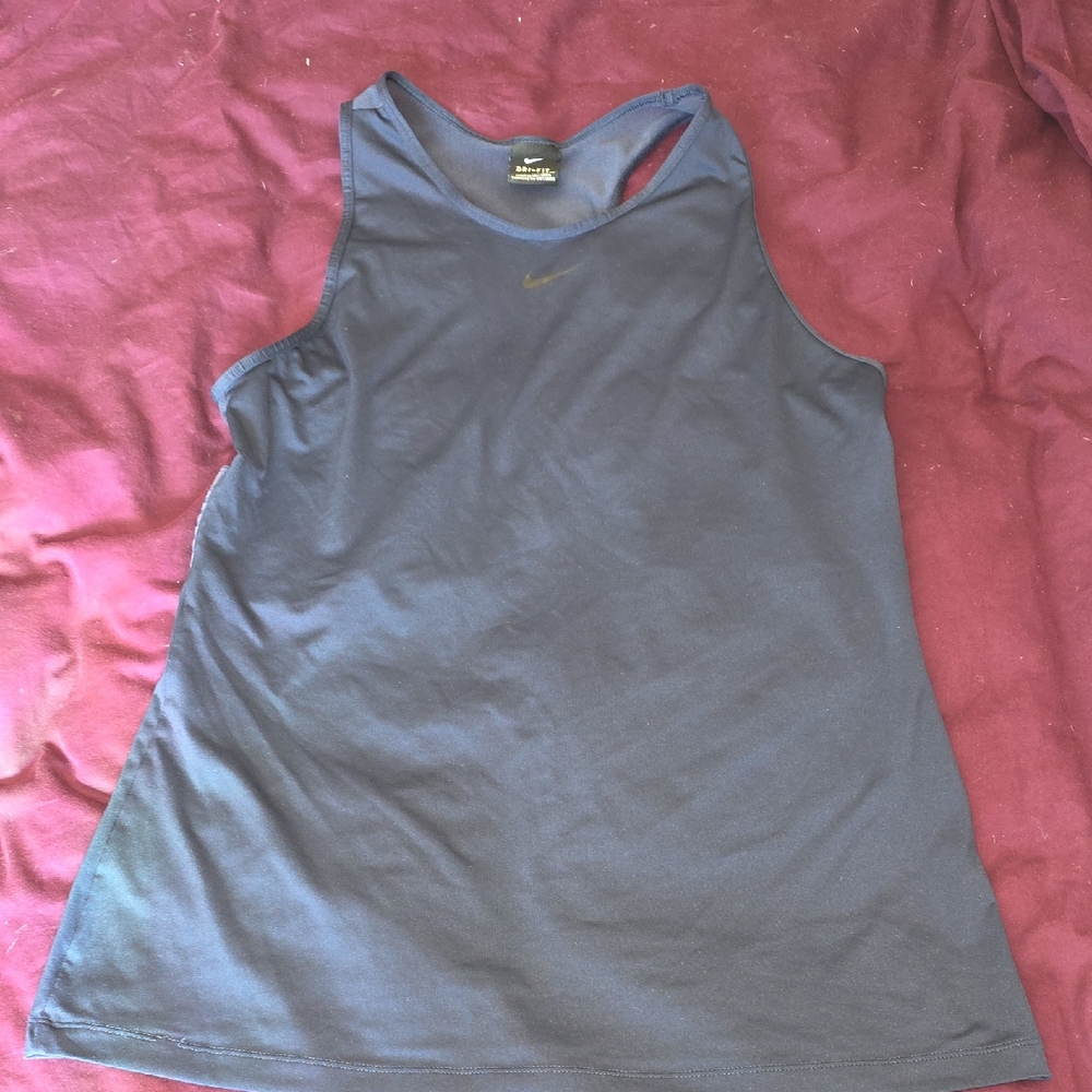 Nike Women's Dark Blue Tank Top